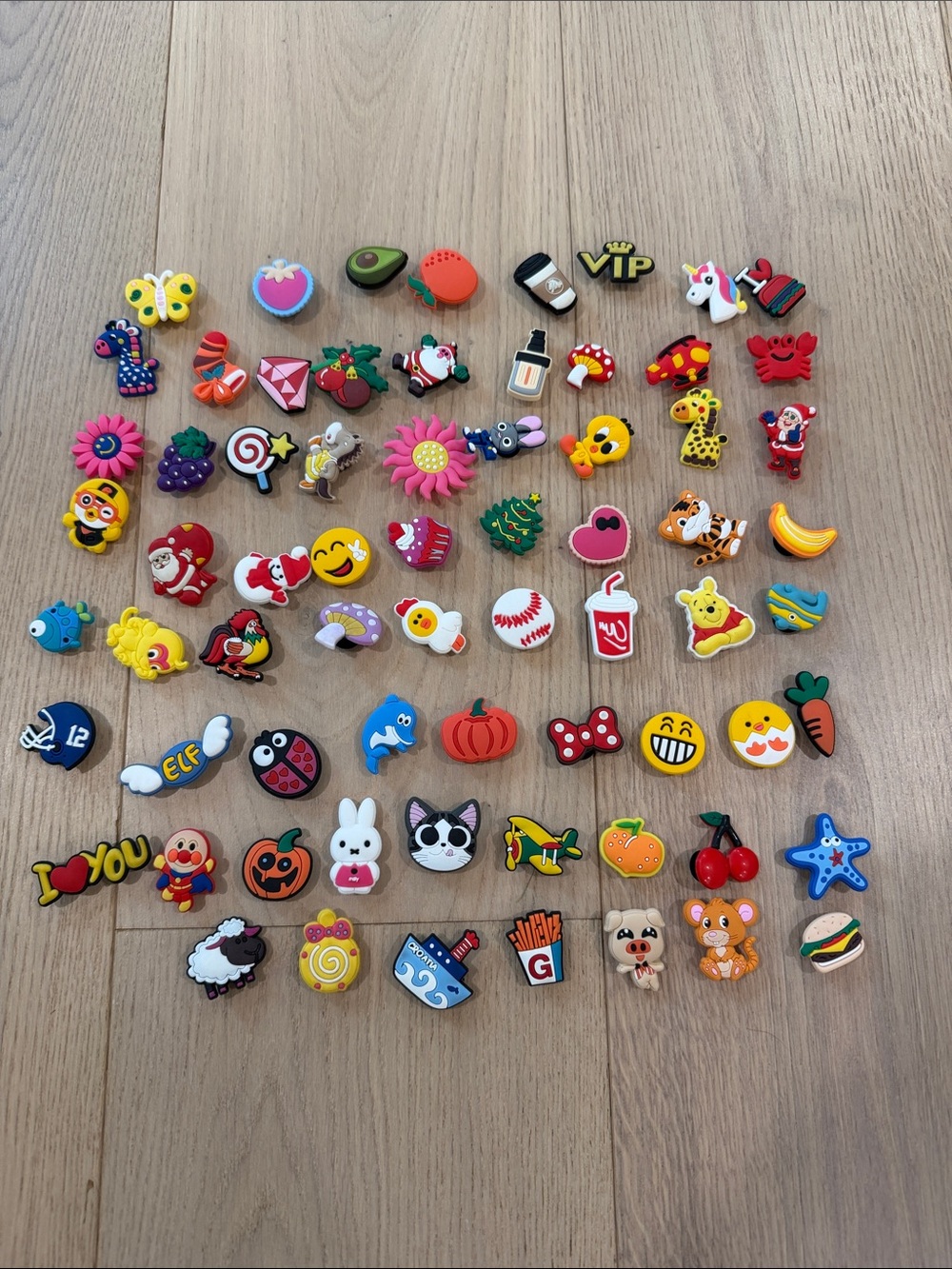 Kids Shoe Charms Assortment for Crocs - Pack of Fun Decorative Buttons